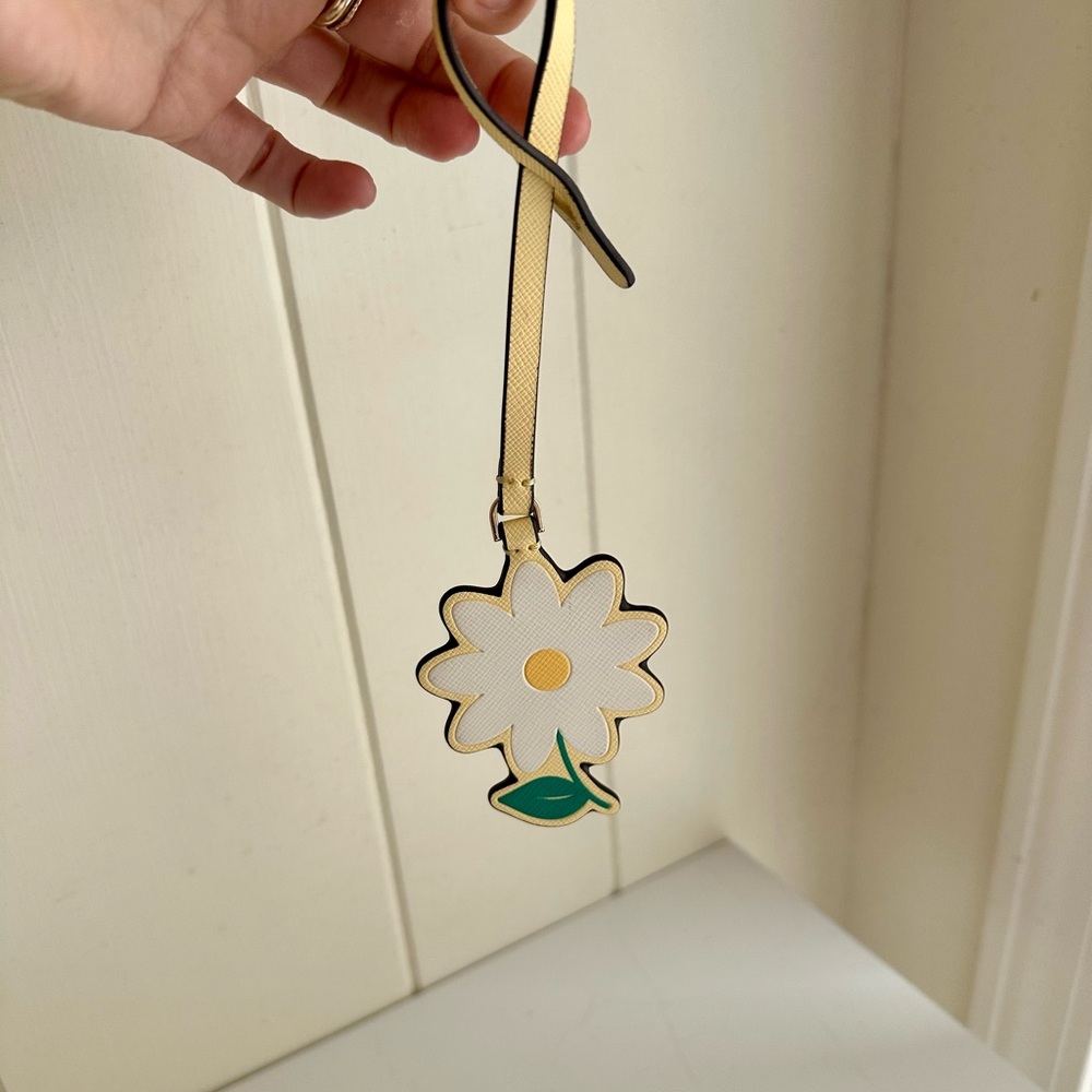 Kate Spade Leather Daisy Bag Charm